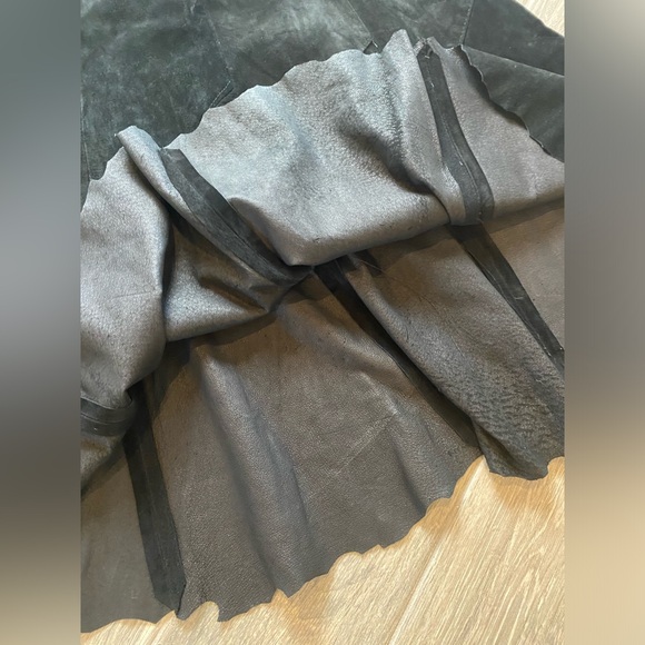 Patricia Wolf Western Black Suede Bottom Flair Tassel on the Hips Size 6 🖤🐎 - Picture 4 of 8